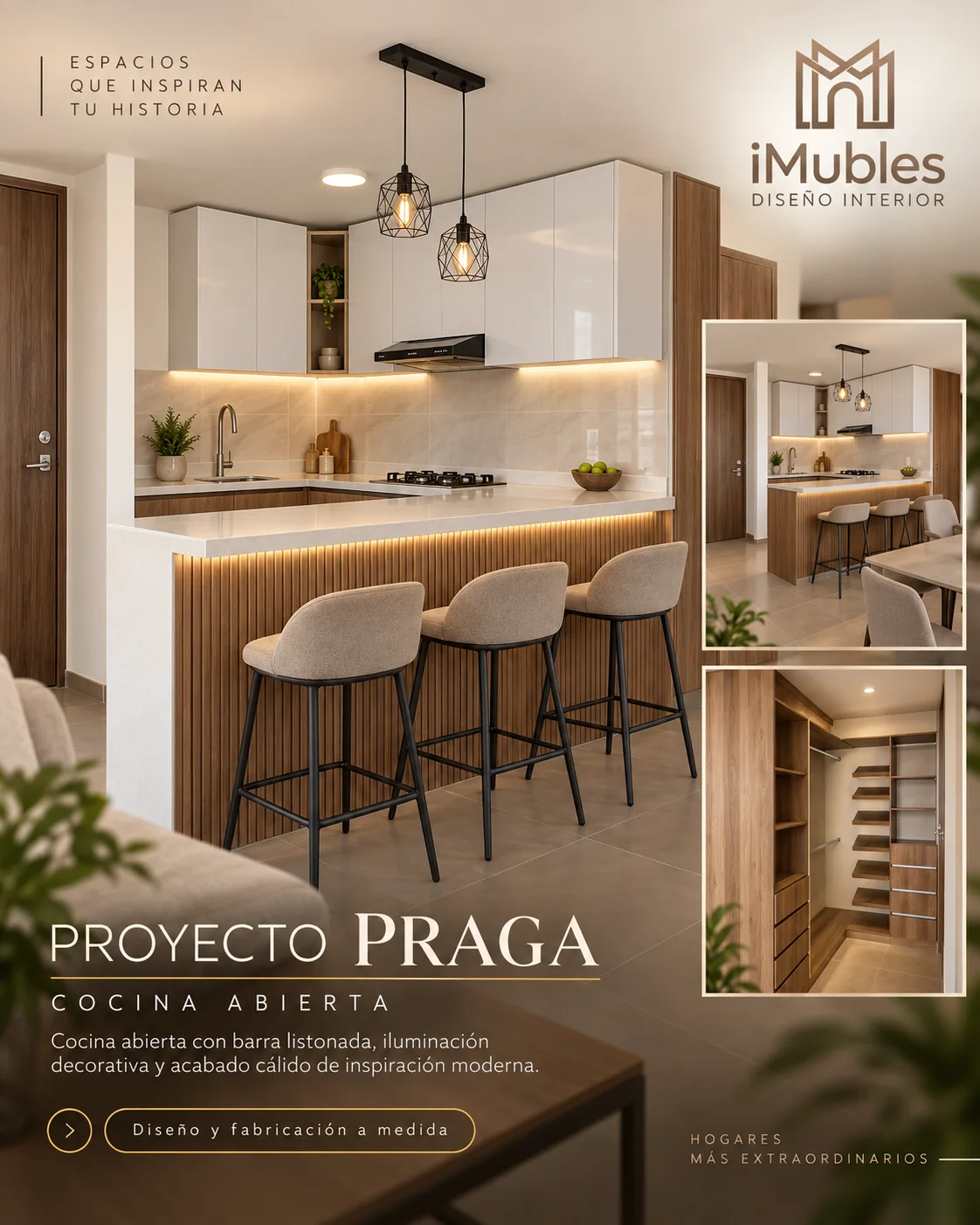 Proyecto Praga, cocina abierta